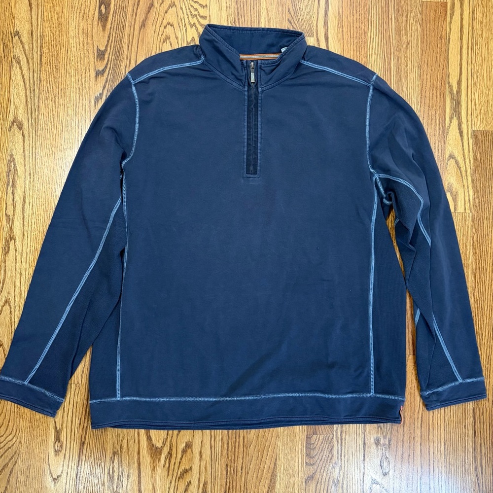 Tommy Bahama Jeans "Island Crafted" Quarter-zip Sweater